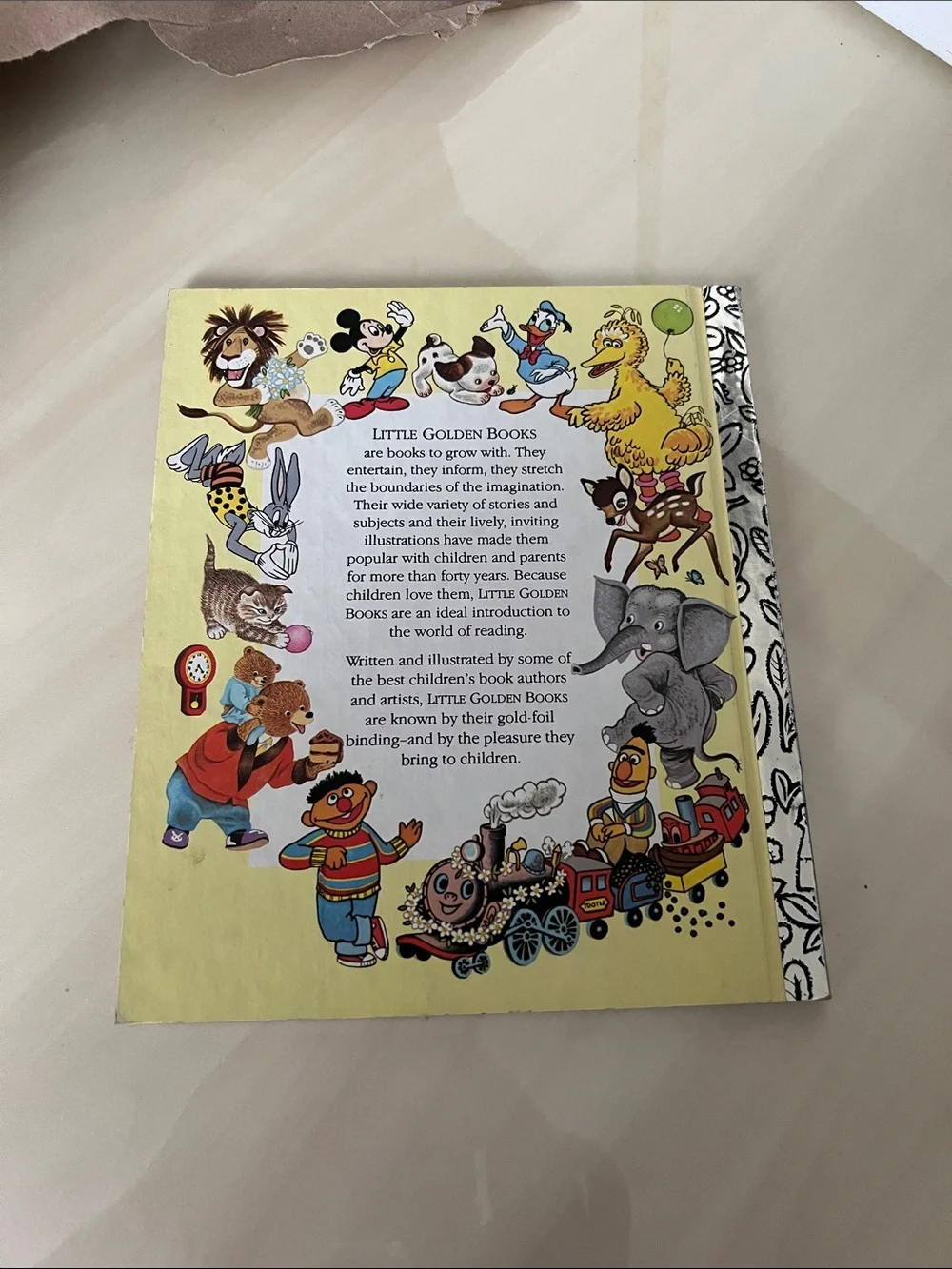 Vintage 1990s Disney Pinocchio Little Golden Book Original 1995 Store Receipt